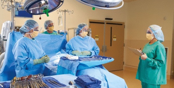 افزایش آگاهی و آموزش برای کارکنان اتاق عمل